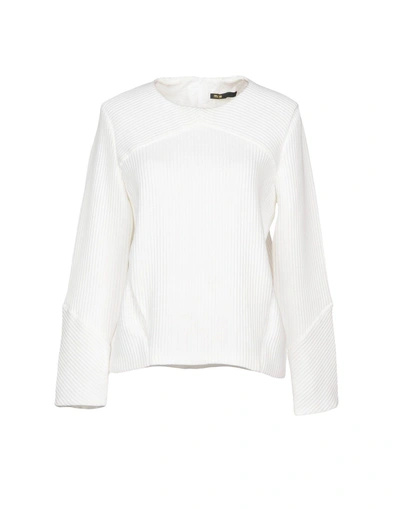 Maje Sweatshirt In White