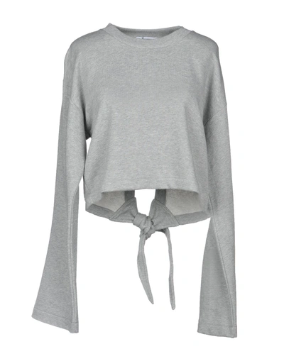 Alexander Wang T Sweatshirt In Light Grey