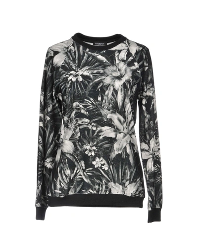 Balmain Sweatshirt In Dark Green