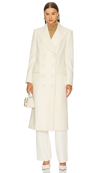 Veronica Beard Nalida Dickey Coat In Ivory