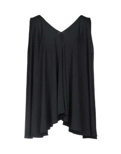 The Row Tops In Black