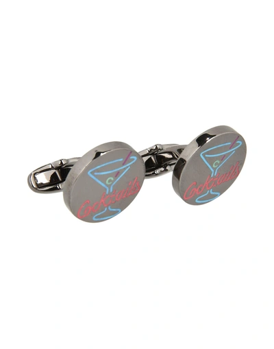 Paul Smith Cufflinks And Tie Clips In Lead