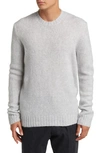 Nn07 Lee Crewneck Wool Blend Sweater In Light Grey Melange