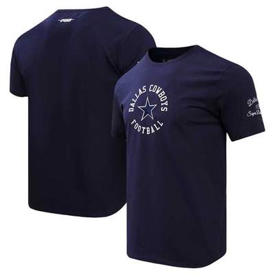 Pro Standard Navy Dallas Cowboys Hybrid T-shirt
