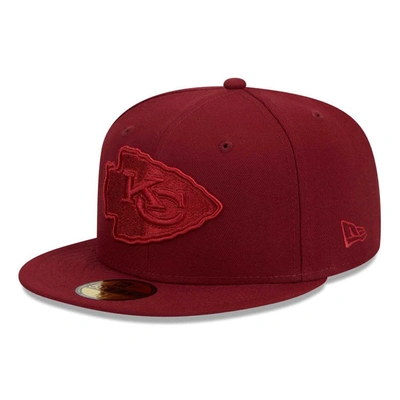 New Era Cardinal Kansas City Chiefs Color Pack 59fifty Fitted Hat ...