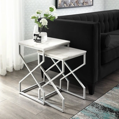 Inspired Home Patricia End Table