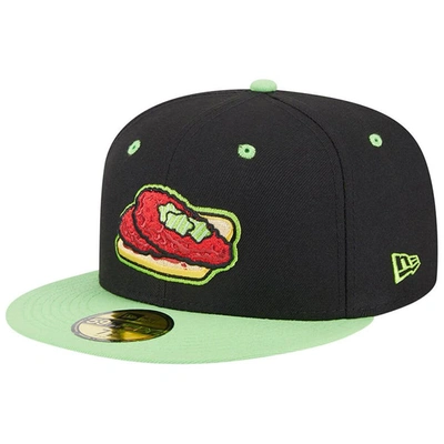 New Era Black Nashville Sounds Theme Nights Nashville Hot Chickens 59fifty Fitted Hat