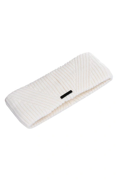 Allsaints Traveling Ribbed Headband In White