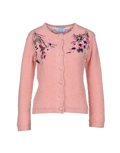 Prada Cardigan In Pink