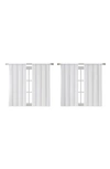Vcny Home Hayden Waffle Set Of 4 Curtain Panels In White