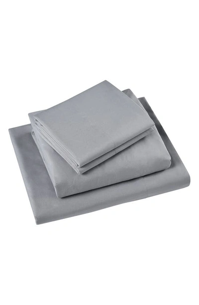 Vcny Home Camden Solid Sheet Set In Grey