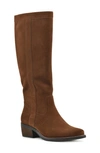 White Mountain Footwear Altitude Tall Boot In Hazel/ Suede