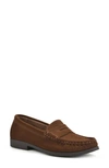 White Mountain Footwear Cashews Penny Loafer In Hazel/ Suede