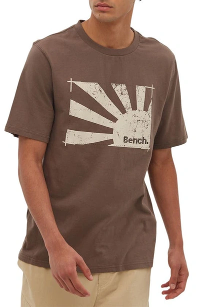 Bench Bolton Heritage Cotton T-shirt In Chocolate