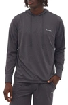 Bench Henry Knit Hoodie In Anthracite Heather