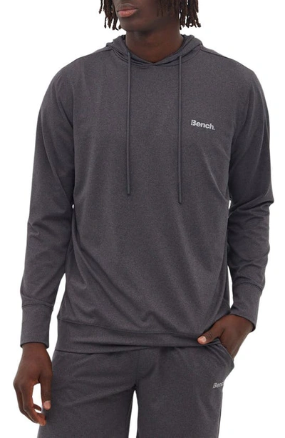 Bench Henry Knit Hoodie In Anthracite Heather