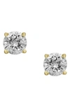 Effy 14k White Gold Round Diamond Stud Earrings In Gray