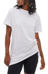 Bench Orsett Ruched Organic Cotton T-shirt In Bright White