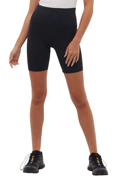 Bench Bloom Bike Shorts In Jet Black