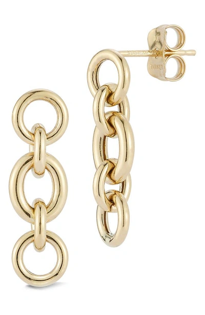 Ember Fine Jewelry Chain Linear Drop Earrings In Gold