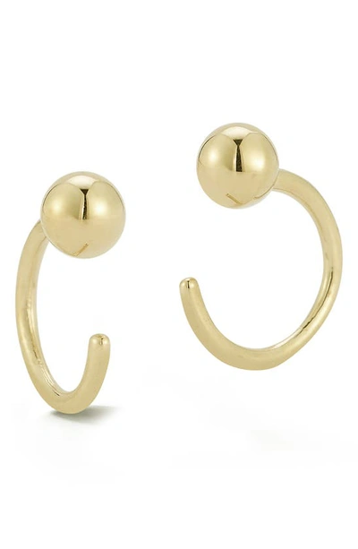 Ember Fine Jewelry Ball Hoop Earrings In Gold