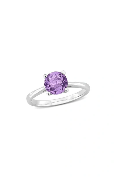 Delmar Amethyst Solitaire Ring In Purple