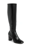 Stuart Weitzman Sofia Knee-high Boot In Black Smooth Calf