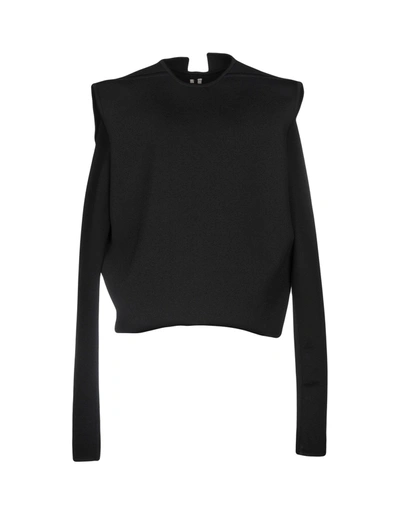 Rick Owens Sweaters In Black