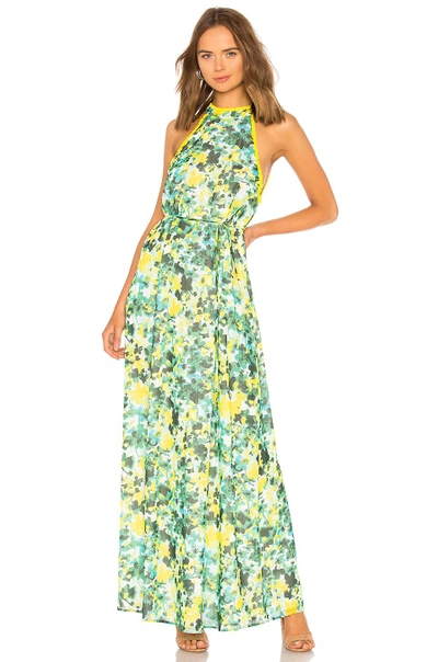 House Of Harlow 1960 X Revolve Novia Dress In Kelly Green Floral | ModeSens