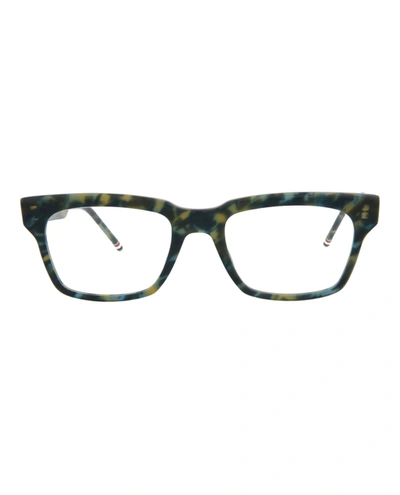 Thom Browne Square-frame Metal, Acetate Optical Frames In Multi