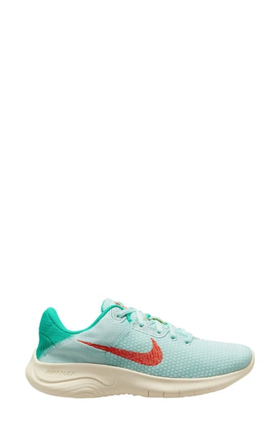 Nike Flex Experience Athletic Sneaker In Jade / Red/ Jade