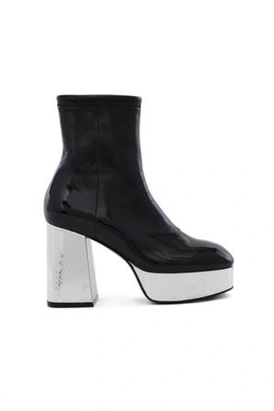 Opening Ceremony Carmen Patent Leather Boot In Black