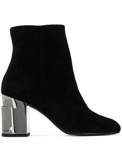 Clergerie Keyla Suede Ankle Boots In Black