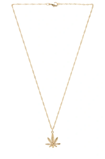 Frasier Sterling Mary Jane Necklace In Gold