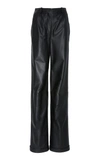 Altuzarra Franco Leather Pant In Black