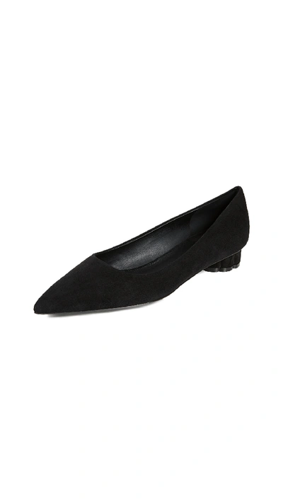 Ferragamo Badia 20 Flats In Nero