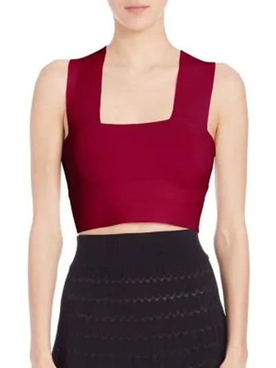 A.l.c Ali Cropped Top In Pink