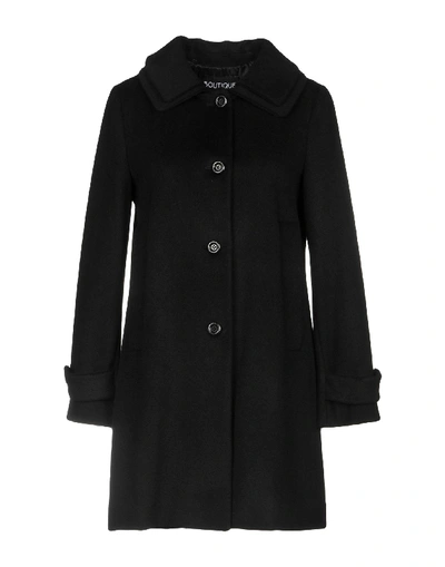 Boutique Moschino Coat In Black