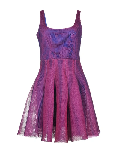 Milly Short Dress In Purple