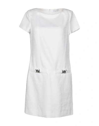 Versace Short Dress In White