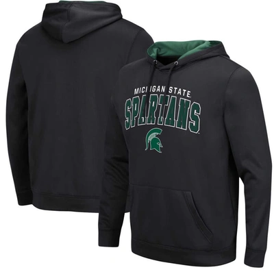 Colosseum Black Michigan State Spartans Resistance Pullover Hoodie