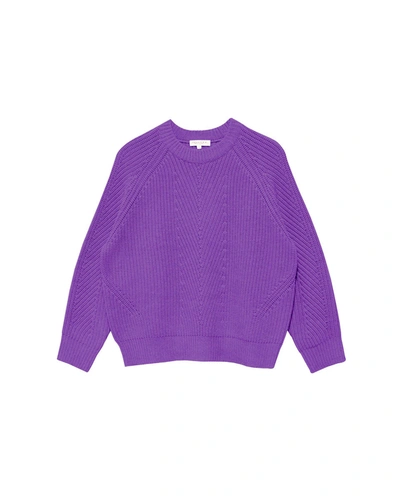 Demylee Chelsea Sweater In Purple