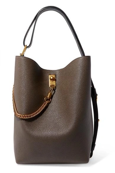 Givenchy Gv Bucket Bag In Heather Grey