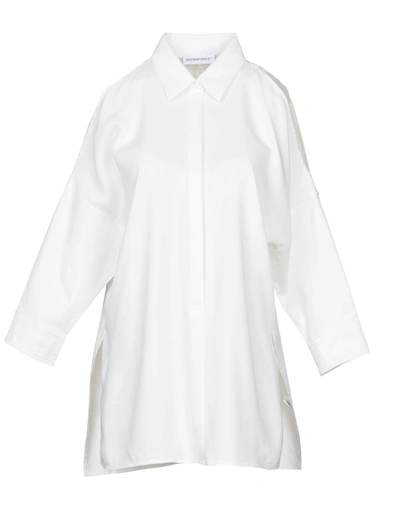 Kaufmanfranco Solid Color Shirts & Blouses In White