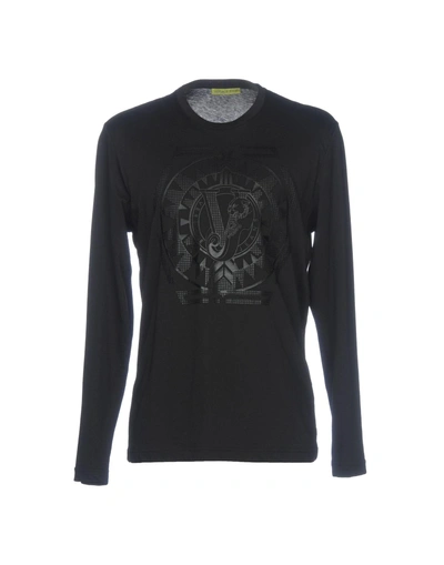 Versace Jeans T-shirt In Black