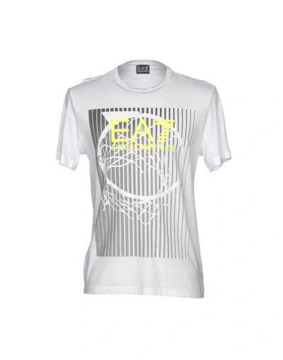 Ea7 T-shirts In White