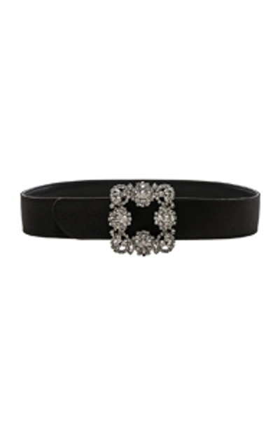 Manolo Blahnik Hangisi Belt In Black