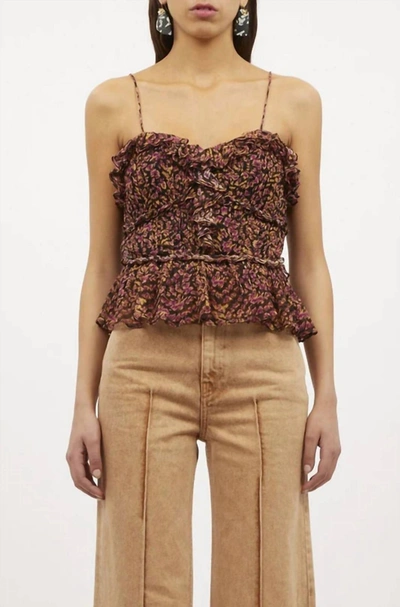 Ulla Johnson Della Top In Peridot In Green