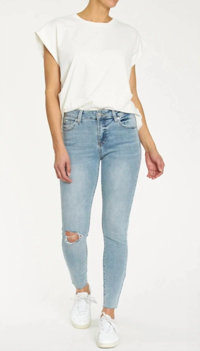 Pistola Audrey Mid Rise Skinny Jean In Radiate In Multi