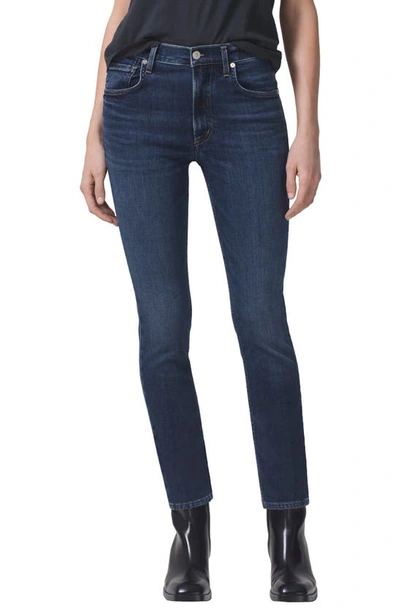 Citizens Of Humanity Sloane Mid Rise Skinny Jeans In Baltic